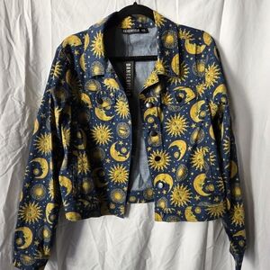 Dangerfield Celestial Print Jean Jacket